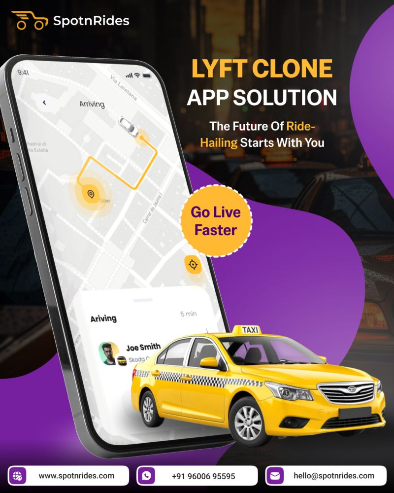 Lyft Clone App: Launch Your Smart Mobility Platform